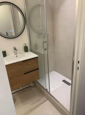 Salle de bains dans l'établissement Superbe studio en hypercentre et rue piétonne - 3emeAdrienDubouché