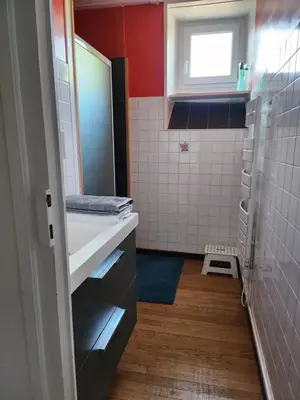 Salle de bains dans l'établissement La chambre d'Antoine
