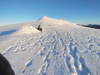 L'établissement Gîte dans le Cantal dans la vallée de la Maronne en hiver