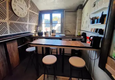 Cuisine ou kitchenette dans l'établissement 3 ch, 5 pers 1 bébé, cuisine équipée, cosy