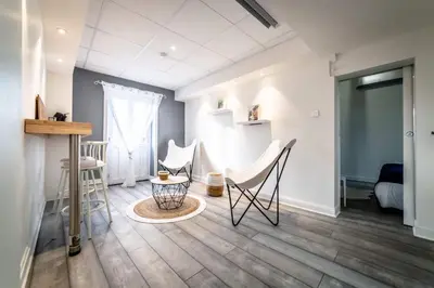 Coin salon dans l'établissement Le Temps Retrouvé - 2 Chambres