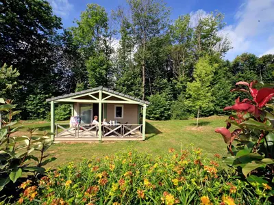 Jardin de l'établissement Holiday Home Les Hameaux de Miel-Chalet 4 pers- by Interhome