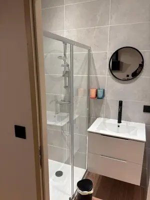 Salle de bains dans l'établissement Appartement de la côte