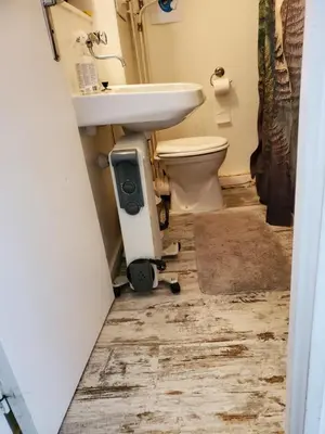 Salle de bains dans l'établissement Studio à Super Besse