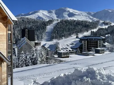 L'établissement Appartement duplex 6/8 pers, centre station, Le Lioran - FR-1-787-124 en hiver