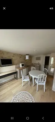 Coin salon dans l'établissement Appartement centre ville 4 personnes