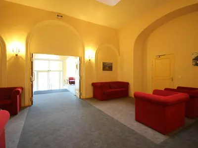 Coin salon dans l'établissement Appartement T2 au centre avec vue, animaux admis, parking - FR-1-608-297