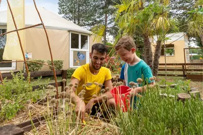 Jardin de l'établissement Chalet Pivert 7p 3Bdrms AirConPremium