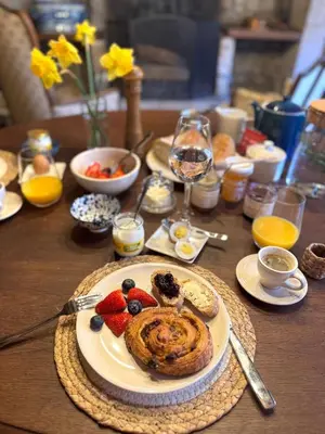 Nourriture dans la maison d'hôtes ou à proximité