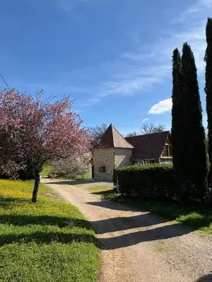 Jardin de l'établissement Gite la Balme