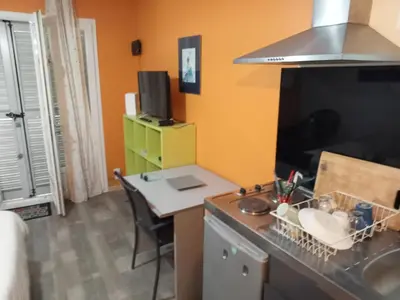Cuisine ou kitchenette dans l'établissement Milazzo