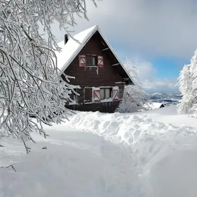 La cabane au pied des pistes