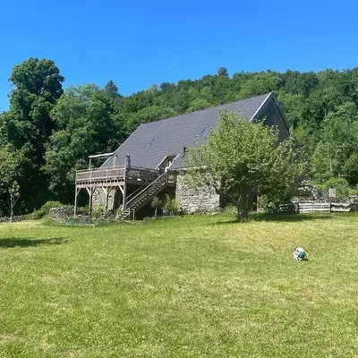 Paysage naturel près de la maison de vacances
